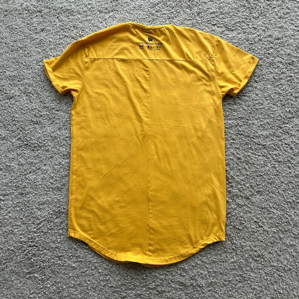 YoungLA Men's Short Sleeve Tee in Mustard Yellow - Picture 2 of 8
